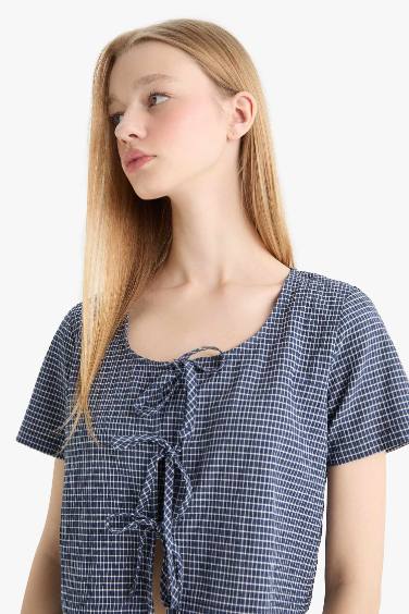 بلوزة نص ردن كرنكيل قصة عادية بياخة V