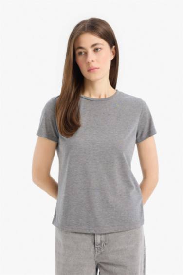 Regular Fit Basic 2 Piece Short Sleeve T-Shirt