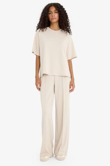 Straight Fit modal Trousers