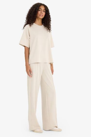 Straight Fit modal Trousers