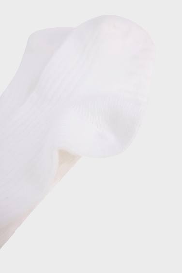 شرابات طويلة اولادي قطن أبيض - 5 قطع