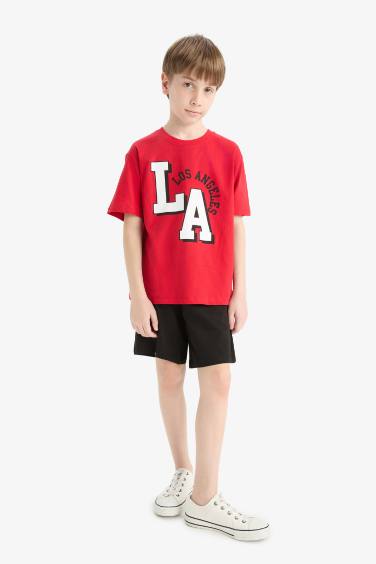 Boy Printed T-Shirt Shorts 2 Piece Set