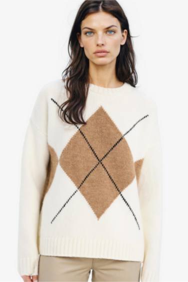 Oversize Fit Basic Crew Neck Knitwear Pullover