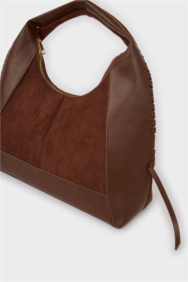 Süet Omuz Çantası - Görsel 5