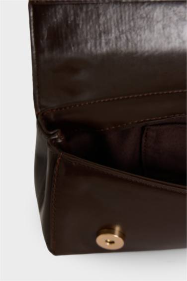 Suni Deri Baget Çanta - Görsel 4