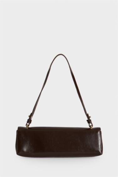 Suni Deri Baget Çanta - Görsel 5