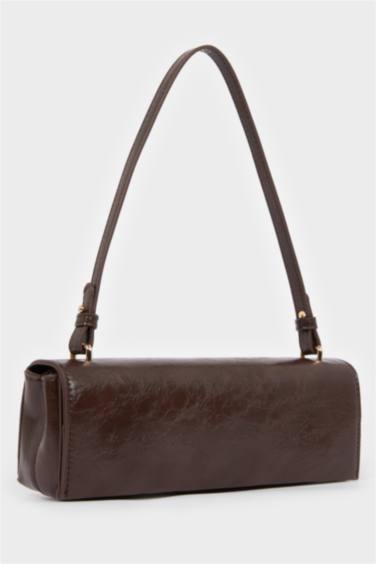 Kadın Suni Deri Baget Çanta - Görsel 2