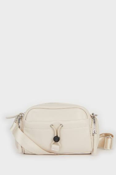 Faux Leather Crossbody Bag