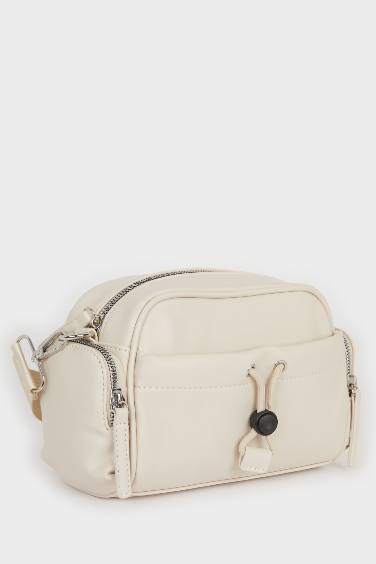Faux Leather Crossbody Bag