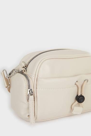 Faux Leather Crossbody Bag
