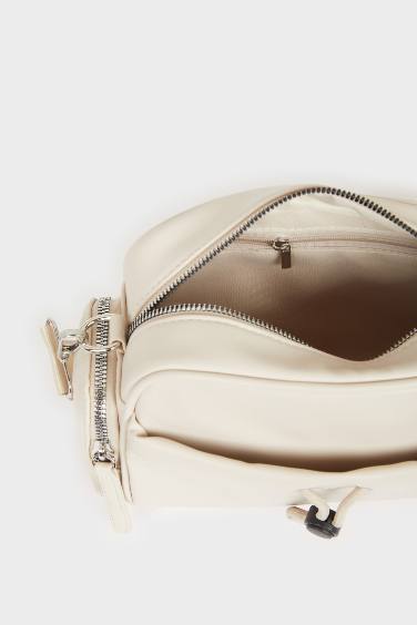 Faux Leather Crossbody Bag