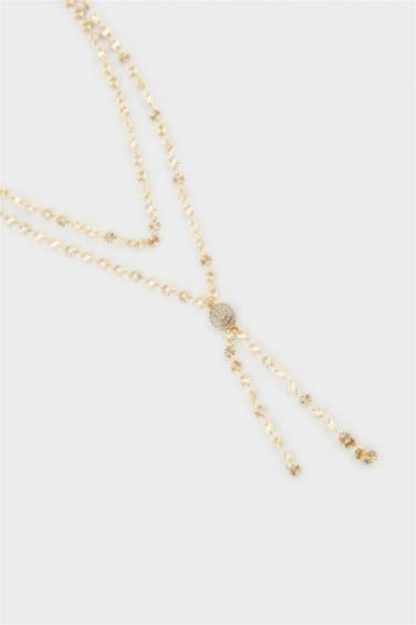 Woman 2 Piece Y Necklace