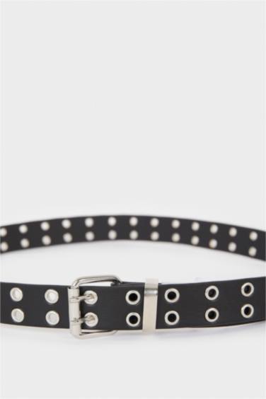 Женский джинсовый пояс с квадратной пряжкой из искусственной кожи