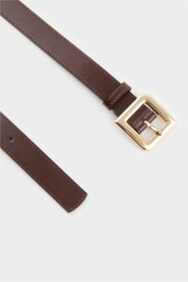 Ceinture en simili cuir pour femme