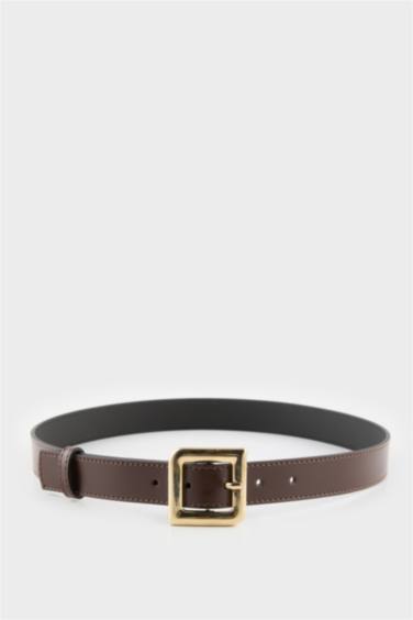 Ceinture en simili cuir pour femme