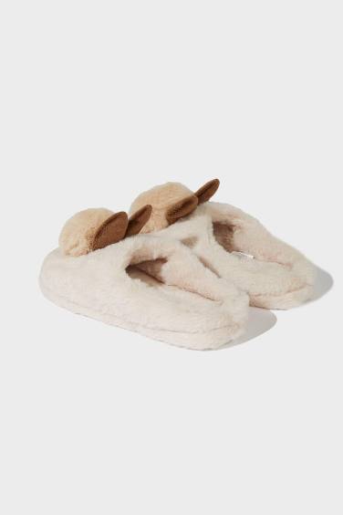 Pantoufles à semelle plate pour femme