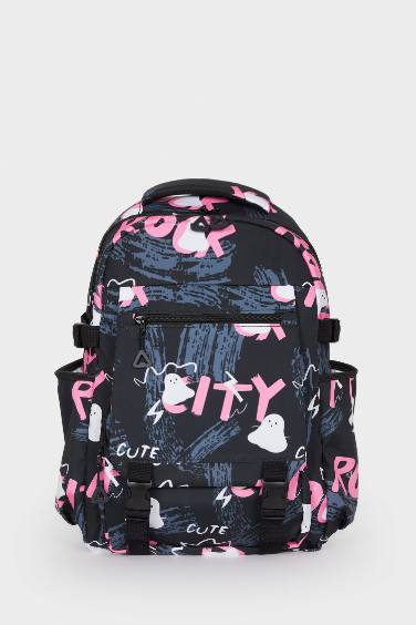 Kadın Desenli Sırt Çantası