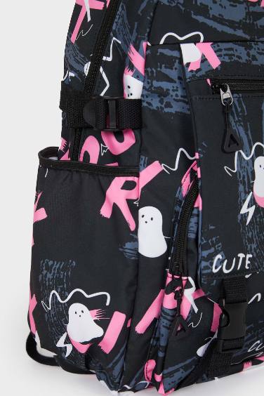 Kadın Desenli Sırt Çantası