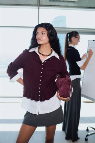 Kadın Süet Çapraz Çanta