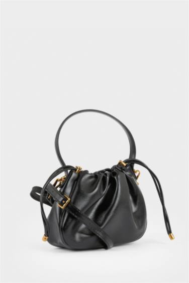 Faux Leather Crossbody Bag