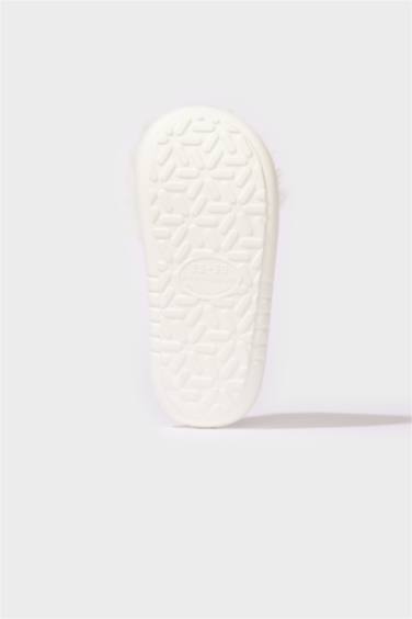 Kadın Yılbaşı Temalı Düz Taban Ev Terliği