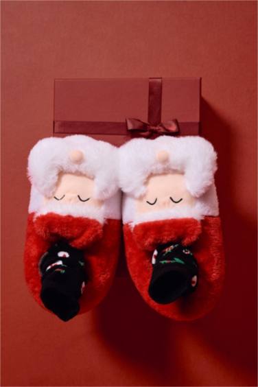 Woman Flat Christmas Home Slippers