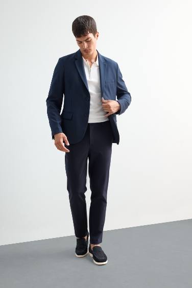 Tailored Regular Fit Kısa Paça Esnek Kumaş Teknik Pantolon