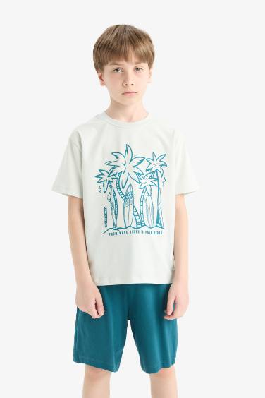 سيت بجامة ولادي قصة عادية - قطعتين