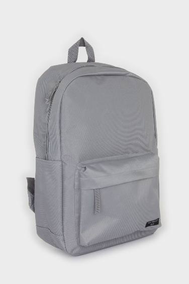 شنطة ظهر مدرسه رمادي للجنسين