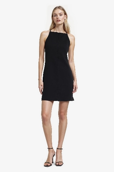 Square Neck Sleeveless Mini Dress