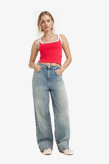 Slim Fit Camisole U Collar Tank Top