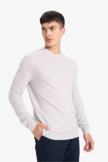 Standard Fit Crew Neck Knitwear Pullover