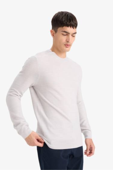 Standard Fit Crew Neck Knitwear Pullover