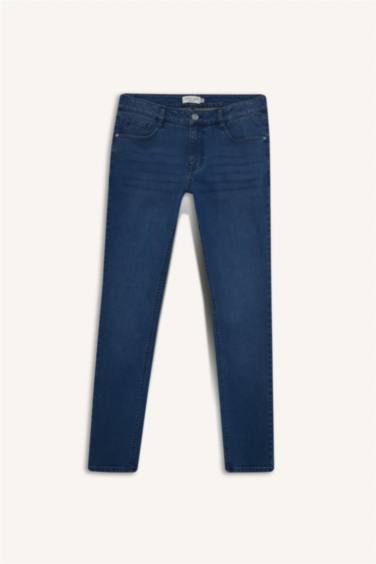 Carlo Skinny Fit Super Skinny Hem Denim Trousers