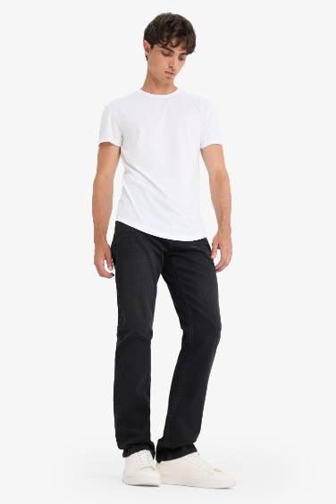 بنطلون جينز سيرجيو قصة عادية برجل عادية وخصر عادي