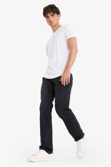 بنطلون جينز سيرجيو قصة عادية برجل عادية وخصر عادي