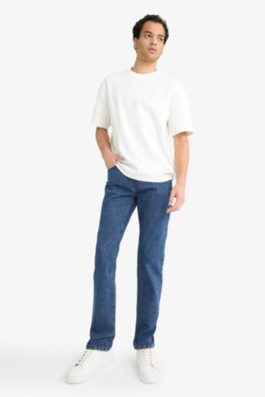 Sergio Regular Fit орташа белді түзу балақты джинс шалбар