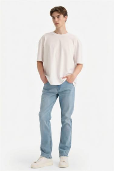 Sergio Regular Fit орташа белді түзу балақты джинс шалбар