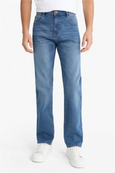 Sergio Regular Fit орташа белді түзу балақты джинс шалбар