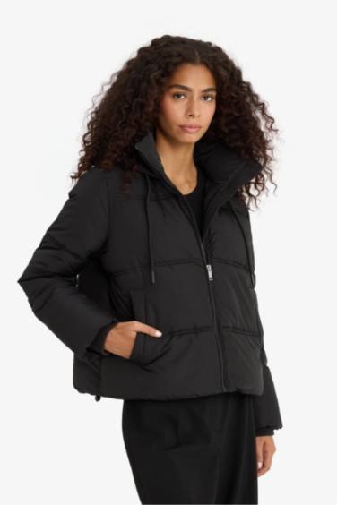 Regular Fit пуховик с капюшоном и молнией