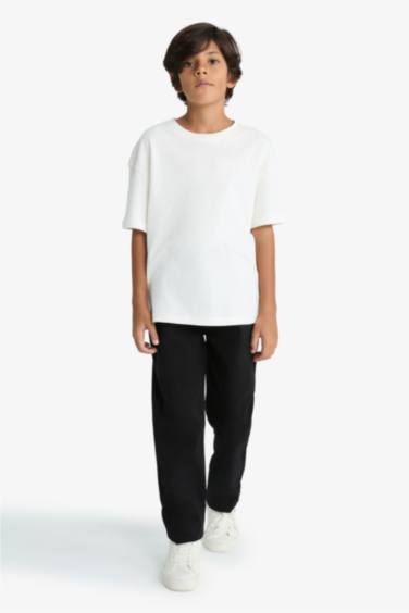 Erkek Çocuk Standart Paça Pelüş Astar Pantolon