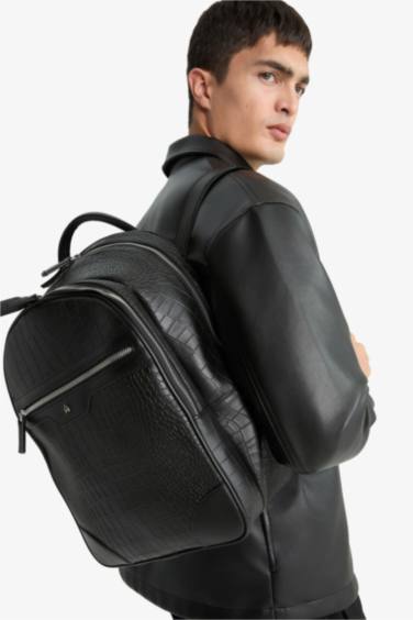 جنطة ظهر رجالي جلد صناعي من AtolyeWolf x DeFacto