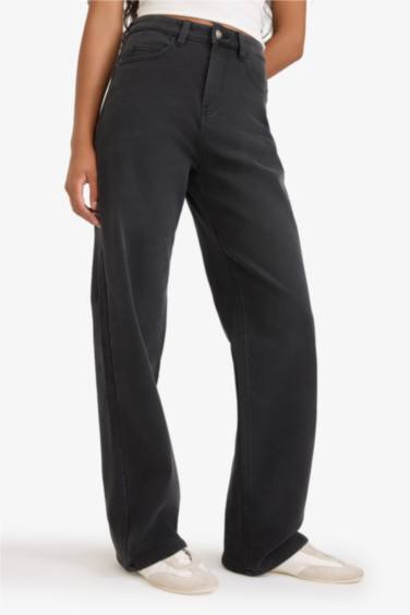 релакс пішімі деним тұрақты етек Шалбар