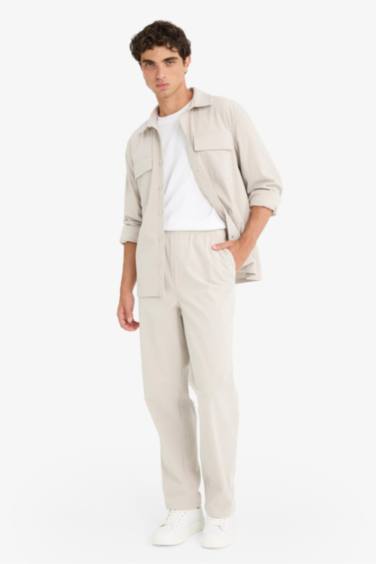 Wide Leg Geniş Paça Fitilli Kadife Pantolon
