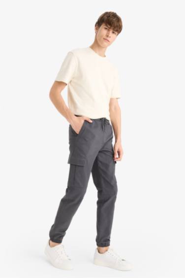 Kargo Cepli Jogger Paça Pantolon