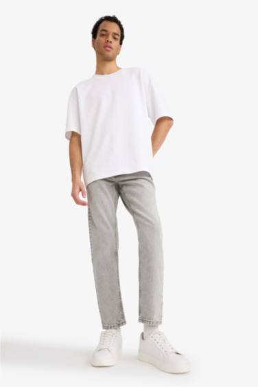 90’S Slim Fit Super Skinny Hem Denim Trousers