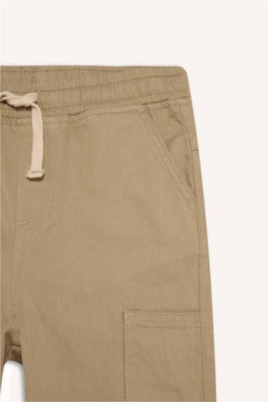 Erkek Çocuk Kargo Jogger Paça Gabardin Okul Pantolonu