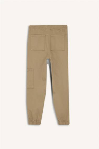 Erkek Çocuk Kargo Jogger Paça Gabardin Okul Pantolonu