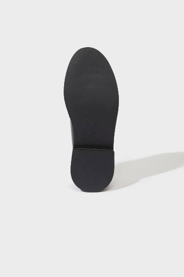 حذاء لوفر نسائي جلد صناعي بكعب مسطح