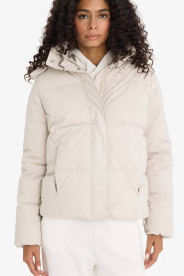 Regular Fit Hooded Puffer Jacket